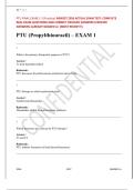 PTU Final Exam 1&ndash;3 Study Guide 2026 &vert; Practice Questions & Key Concepts