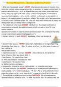 Business Management 1A Questions and Correct Answers