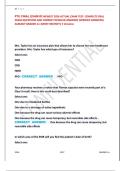 PTU Final Exam 3 Study Guide 2026 &vert; Practice Questions & Key Concepts