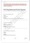 PTU Final Exam 2025 Study Guide &vert; Practice Questions & Key Concepts