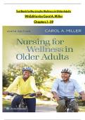 Test Bank For Nursing for Wellness in Older Adults Ninth&comma; North American Edition by Carol A Miller &vert;&vert;ISBN&colon;9781975179137