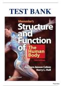 Test Bank -  Memmler's The Human Body in Health and Disease&comma; Enhanced Edition&colon; &period; 14th Edition By Barbara Janson Cohen &vert; All Chapters&vert; Latest 2026