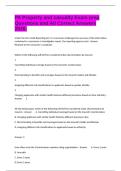 PA Property and casualty Exam prep Questions and All Correct Answers 2026&period;