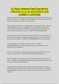 CE Shop &lpar;Alabama&rpar; Final Exam Review  UPDATED ACTUAL QUESTIONS AND  CORRECT ANSWERS