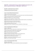 WGU D072 &ndash; Fundamentals for Success in Business Objective Assessment &vert; OA &lpar;KLO1&rpar; &vert; Questions and Answers &vert; 2026 Update &vert; 100&percnt; Correct&period;