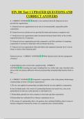 FIN 301 Test 1 UPDATED QUESTIONS AND  CORRECT ANSWERS