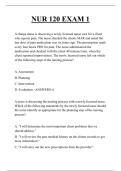 NUR 120 EXAM 1 QUESTIONS AND ANSWERS 2026