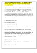 ADVANCED PATHOPHYSIOLOGY MIDTERM NUR 6501 WALDEN UNIVERSITY &sol; COMPLETE ACTUAL EXAM &sol; 150&plus; QUESTIONS AND CORRECT DETAILED ANSWERS &sol; 2025&sol;2026