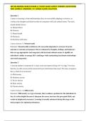 NR 326-MENTAL HEALTH EXAM 1&sol; STUDY GUIDE LATEST VERSION &sol;QUESTIONS AND CORRECT ANSWERS &sol; A&plus; GRADE SCORE SOLUTION&period;