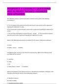 PROPERTY & CASUALTY QUESTIONS AND ALREADY PASSED ANSWERS 2026 UPDATED&period;
