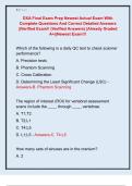DXA Final Exam Prep Newest Actual Exam With  Complete Questions And Correct Detailed Answers  &vert;&vert;Verified Exam&excl;&excl; &lpar;Verified Answers&rpar; &vert;Already Graded  A&plus;&vert;&vert;Newest Exam&excl;&excl;&excl; 