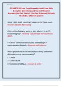 DXA MOCK Exam Prep Newest Actual Exam With  Complete Questions And Correct Detailed  Answers&vert;&vert;Verified Exam&excl;&excl;&excl; &lpar;Verified Answers&rpar; &vert;Already  Graded A&plus;&vert;&vert;Newest Exam&excl;&excl;&excl;