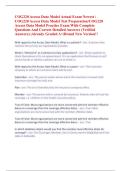 COG220 Access Data Model Actual Exam Newest &sol; COG220 Access Data Model Test Preparation&sol;COG220 Access Data Model Practice Exam With Complete Questions And Correct Detailed Answers &lpar;Verified Answers&rpar; &vert;Already Graded A&plus;&vert;Brand New Version&excl;&excl;