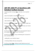 ABT NTC 2025 PP-L3 Questions with  Detailed Verified Answers 