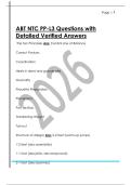 ABT NTC PP-L3 Questions with  Detailed Verified Answers 