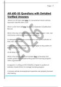 AR 600-55 Questions with Detailed  Verified Answers