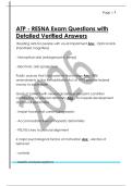 ATP - RESNA Exam Questions with  Detailed Verified Answers