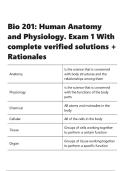BIOLOGY 201 EXAMS COMPILATION BUNDLE 2026 &vert; ALL GRADEDA&plus;&vert; DOWNLOAD TO PASSS