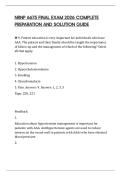 NRNP 6675 FINAL EXAM 2026 COMPLETE PREPARATION AND SOLUTION GUIDE