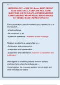 METEOROLOGY - CAAP CPL Exam&comma; MOST RECENT  EXAM 2026 ACTUAL COMPLETE REAL EXAM  QUESTIONS AND ACCURATE ANSWERS&vert;&vert;VERIFIED  EXAM&excl;&excl; &lpar;VERIFIED ANSWERS&rpar; &vert; ALREADY GRADED  A&plus;&excl;&excl; NEWEST EXAM &vert; NEWEST UPDATE&excl;&excl; 
