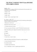 ATI TEAS 7 Science Test &ndash; Comprehensive Exam Guide & Practice Questions