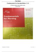 Test Bank Fundamentals for Nursing Edition 11&period;0&period; ATI Review Module Content Mastery Series&period; By Alissa Althoff &lpar;All Chapters Covered&comma; Study Notes&comma; Practice Questions and Answers Provided&rpar;