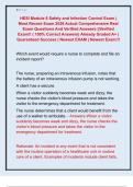 HESI Module 6 Safety and Infection Control Exam &vert;  Most Recent Exam 2026 Actual Comprehensive Real  Exam Questions And Verified Answers &vert;&vert;Verified  Exam&excl;&excl; &lpar; 100&percnt; Correct Answers&rpar; Already Graded A&plus; &vert;  Guaranteed Success &vert; Newest EXAM &vert; Newest Exam&excl;&excl;&excl;
