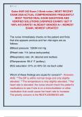 Galen NUR 242 Exam 3 Streb notes &vert; MOST RECENT  EXAM 2026 ACTUAL COMPREHENSIVE FREQUENTLY  MOST TESTED REAL EXAM QUESTIONS AND  VERIFIED SOLUTIONS &vert;&vert;VERIFIED EXAM&excl;&excl;&excl;&sol; GET IT  100&percnt; ACCURATE&excl;&excl; ALREADY GRADED A&plus; &vert; NEWEST  EXAM &vert; NEWEST UPDATE&excl;&excl;&excl; 
