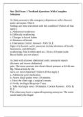 Nur 504 Exam 1 TestBank Questions With Complete Solutions