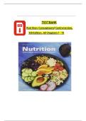 Test Bank for Nutrition&colon; Concepts and Controversies&comma; 5th Edition&comma; Frances Sizer&comma; Ellie Whitney&comma; Leonard Pich&eacute;&comma; ISBN-10&colon; 0176892869&comma; ISBN- 13&colon; 9780176892869
