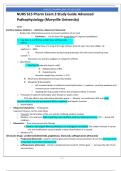 NURS 615 Pharm Exam 3 Study Guide Advanced Pathophysiology &lpar;Maryville University&rpar;