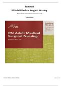 Test Bank RN Adult Medical Surgical Nursing&period; Review Module Content Mastery Series Edition 12&period;0&period; By Alissa Althoff &lpar;All Chapters Covered&comma; Latest Edition&comma; Practice Questions and Answers Provided&rpar;