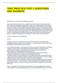 TEPC EXAM BUNDLE