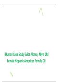 iHuman Case Study Evita Alonso&comma; 48yrs Old Female Hispanic American Female CC&colon;  Abdominal Pain 3 DIFFERENT VERSIONS OF THE ANSWER EXPERT FEEDBACK   NRNP 6531 WEEK 7 IHUMAN WALDEN UNIVERSITY 