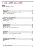 Samenvatting Fiscaal en arbeidsovereenkomstenrecht