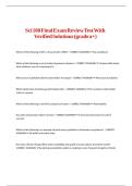 Sci 100 Final Exam Review Test With Verified Solutions &lpar;grade a&plus;&rpar;&period;