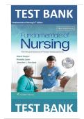 Test Bank Guide For Fundamentals Of Nursing &colon; The Art And Science Of Person-Centered Care Tenth &comma; North American Edition By Carol R&period; Taylor&comma; Pamela B Lynn & Jennifer L Bartlett ALL Chapters With Complete Answers & Explanation In Every Question