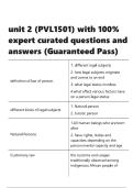 PVL1501 Law of Persons EXAMS COMPILATION BUNDLE 2026