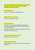 MEGA CIBTAC CERTIFIED QUALITY PRACTICE EXAM VERIFIED  QUESTIONS ON ANATOMY&comma; PHYSIOLOGY&comma; SKIN&comma; NAILS&comma;  NUTRITION & INFECTION CONTROL