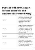 PVL1501 with 100- expert curated questions and answers &lpar;Guaranteed Pass&rpar;&period;