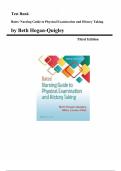 Bates&rsquo; Nursing Guide to Physical Examination and History Taking &ndash; 3rd Edition by Beth Hogan-Quigley &vert; Complete Test Bank &lpar;All Chapters&rpar;