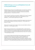 SHRM-SCP Exam - U&period;S&period; Laws and Regulations Exam with accurate detailed solutions