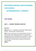 Videbeck's PMHN 10e&colon; Comprehensive Question Bank for Exam & NCLEX&reg; Success