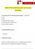 CSTR STUDY GUIDE Questions and Answers Latest Update&excl;&excl; Graded A&plus;&period;pdf