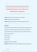 STUDY PACK for  NR 226 Final Exams&colon; Fundamentals&colon; Patient Care &vert; Q&sol;A &vert; 