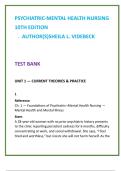 Psychiatric Nursing Self-Assessment&colon; NCLEX&reg;-Style Quizzes with Rationales &lpar;Videbeck 10th Ed&period;&rpar;