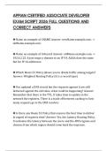 APPIAN CERTIFIED ASSOCIATE DEVELOPER EXAM SCRIPT 2026 FULL QUESTIONS AND CORRECT ANSWERS