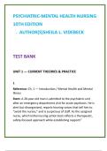 Psychiatric Nursing Assessment Builder&colon; NCLEX&reg;-Style Questions Keyed to Videbeck 10e