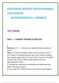 Psych Nursing Exam Bootcamp&colon; Your 10th Edition Videbeck Test Bank & Strategy Guide