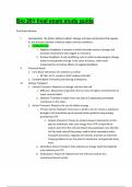 Bio 201 final exam study guide